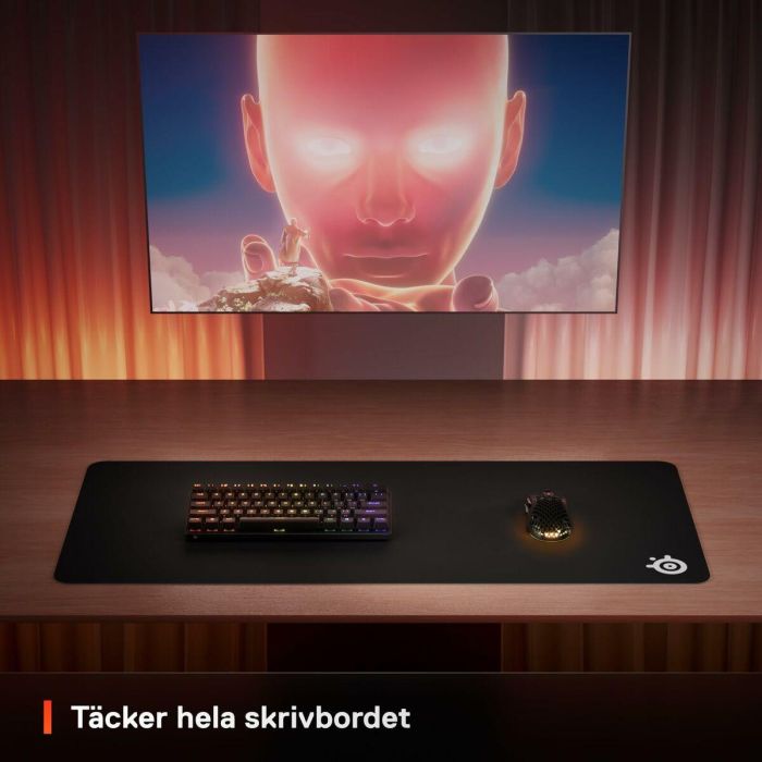 SteelSeries STE1717872076704 Alfombrilla Gaming QcK XXL, superficie microtejida, 900x400x2mm, Negro 3 SteelSeries STE1717872076704 Alfombrilla Gaming QcK XXL, superficie microtejida, 900x400x2mm, Negro 3