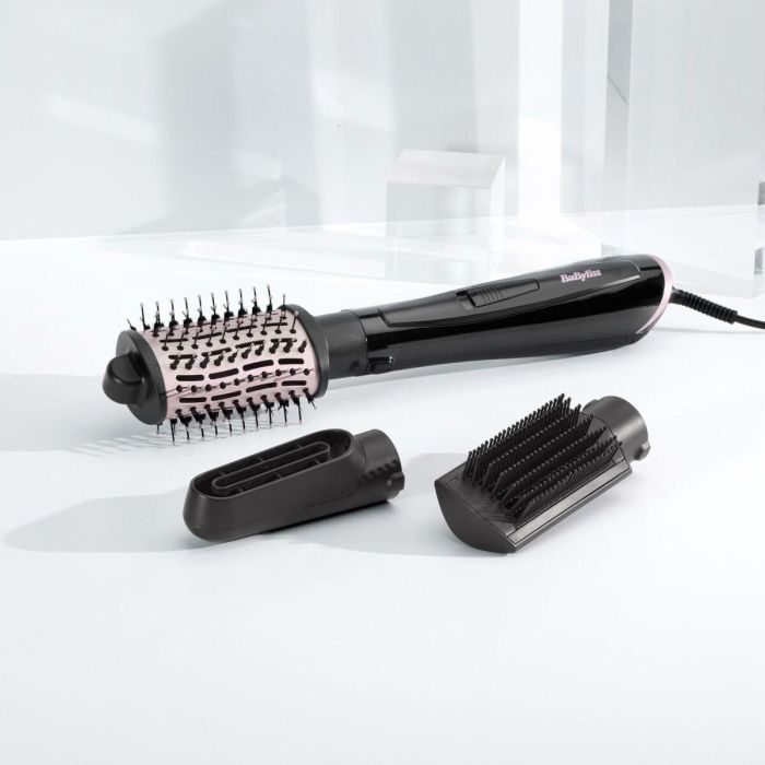 Babyliss AS128E Cepillo de Aire Caliente Style Smooth 1000W Iónico con 3 Accesorios: Secar, Alisar, Voluminizar. Antiencrespamiento + Bolsa de Viaje 13 Babyliss AS128E Cepillo de Aire Caliente Style Smooth 1000W Iónico con 3 Accesorios: Secar, Alisar, Voluminizar. Antiencrespamiento + Bolsa de Viaje 13