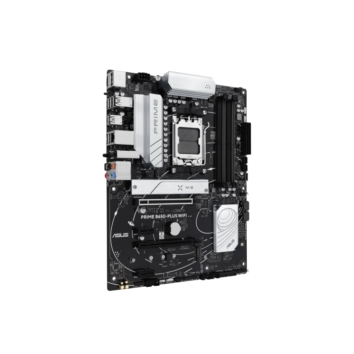ASUS PRIME B650-PLUS WiFi AMD AM5 4DDR5 HDMI/DISPLAYPORT PCIE4.0 4SATA3 USB2.0 ATX 1