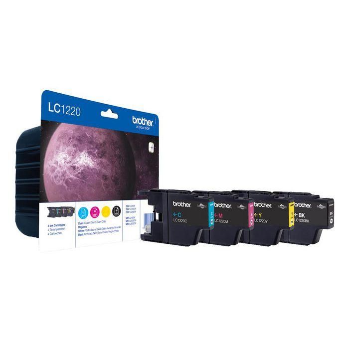 Brother Cartucho de Tinta Original Lc-1220valbpdr Pack Ahorro