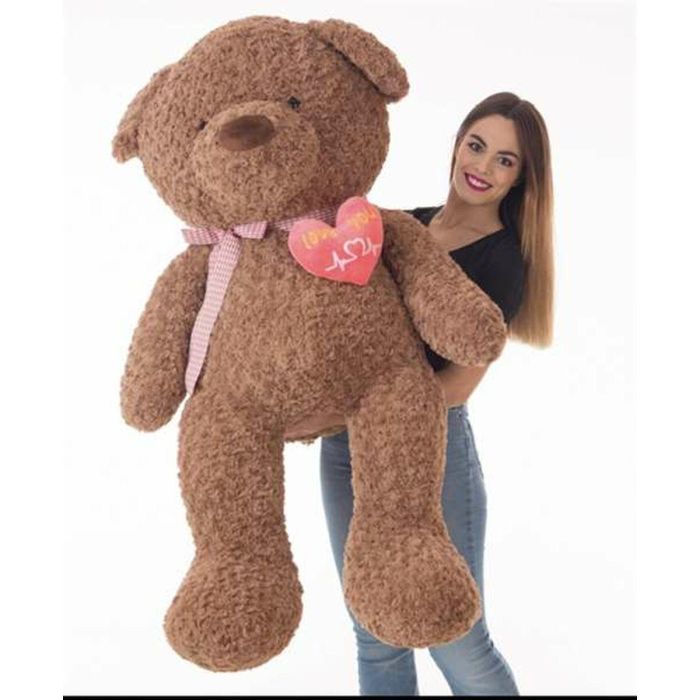 Oso old corazón 135 cm 2 col.- marrón, beig 2