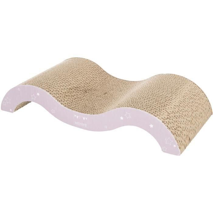 Rascador Junior Wave - TRIXIE - 38 x 7 x 18 cm - Malva/Menta 3 Rascador Junior Wave - TRIXIE - 38 x 7 x 18 cm - Malva/Menta 3