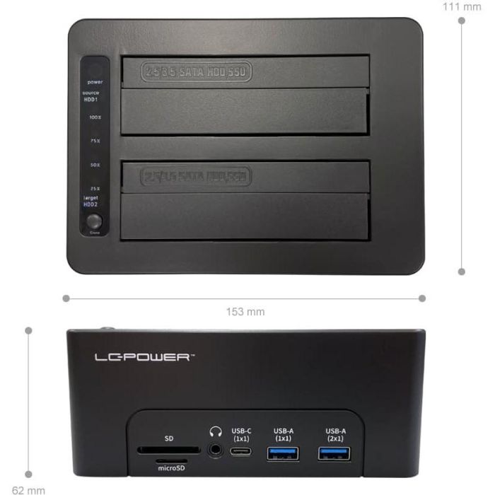 D LC-Power HDD/SSD M.2 USB-C 1 D LC-Power HDD/SSD M.2 USB-C 1