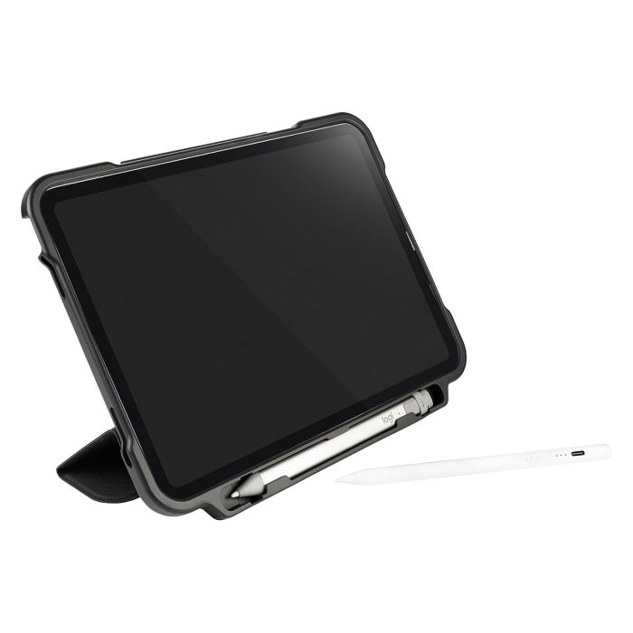 TUCANO IPD1022ALNP-BK Alunno Hülle A16 Stutzfest - Funda antigolpes para iPad 10.2 pulgadas (7th, 8th, 9th, 10th gen.) fabricada con plástico reciclado, color negro