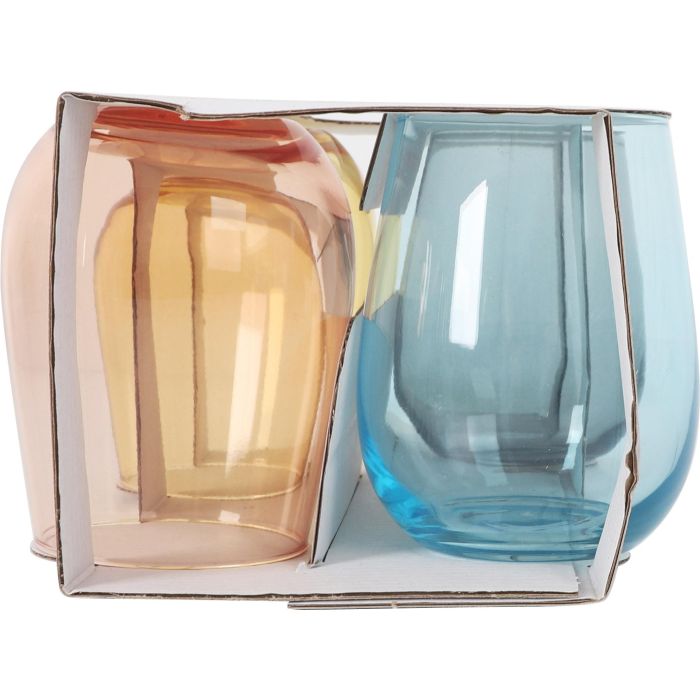 Set de 4 vasos Gaia 360 cc color - LAV (6 Cajas) 4 Set de 4 vasos Gaia 360 cc color - LAV (6 Cajas) 4