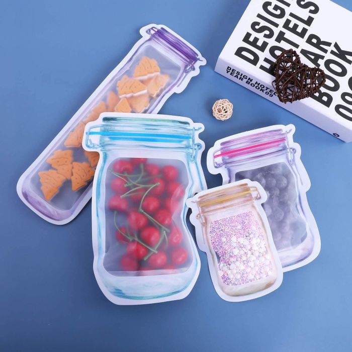 Set de 4 bolsas reutilizables para alimentos Quttin 10.5x32 cm (36 Cajas) 14 Set de 4 bolsas reutilizables para alimentos Quttin 10.5x32 cm (36 Cajas) 14