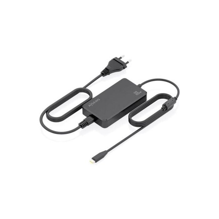 Cargador Sobremesa GaN Aisens ASCH-1PD100D070-BK/ 1xUSB Tipo-C/ 100W 1