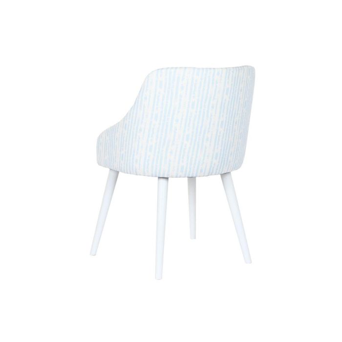 Silla Mediterraneo DKD Home Decor Azul Blanco 57 x 79 x 53 cm 1