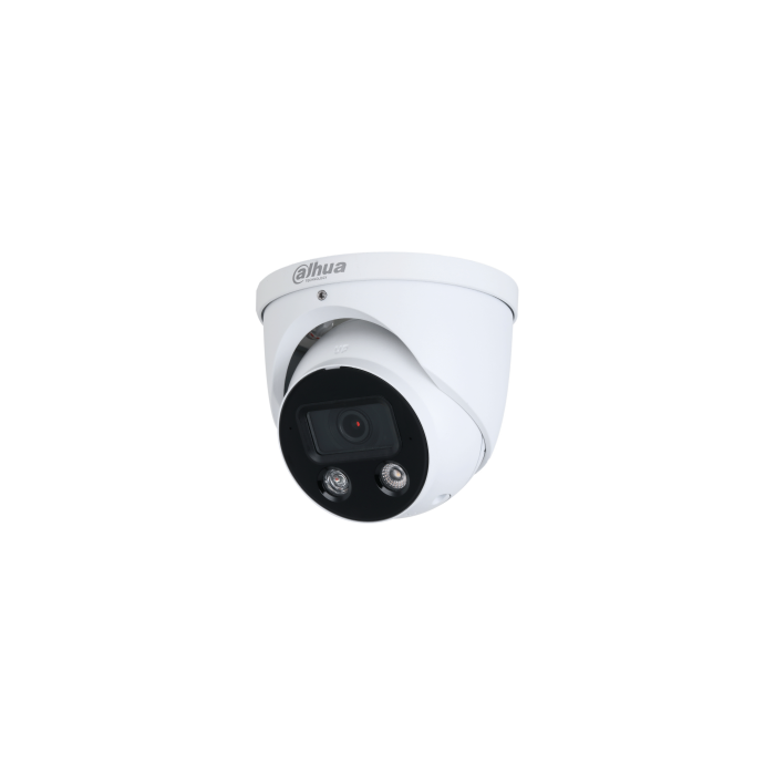 (Dh-Ipc-Hdw3449Hp-As-Pv-0280B-S4) Dahua Cámara Ip Turret Wizsense Serie 3 4Mp con Inteligencia Artificial Pal Full-Color Soporta Microsd 256Gb Alarma 2.8Mm 1