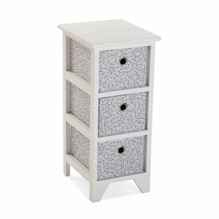 Cajonera multiusos Versa Oxford 30 x 56 x 25 cm Blanco