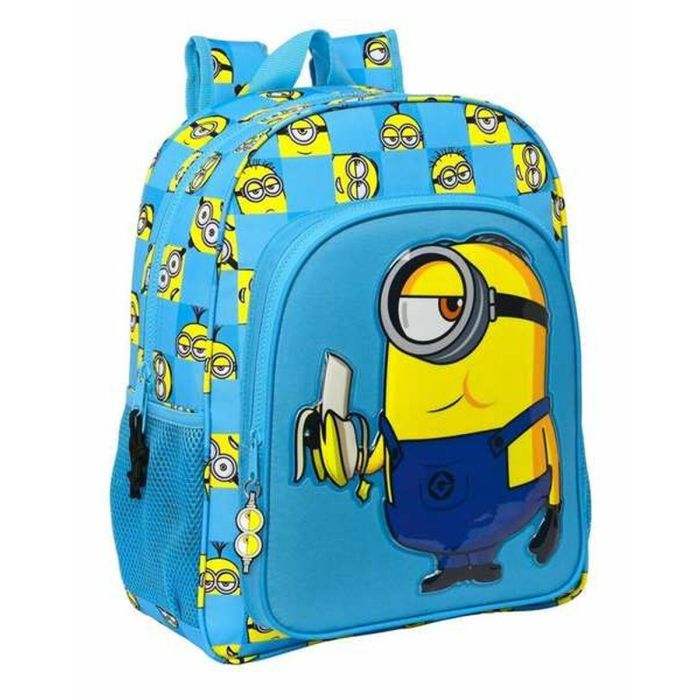 Cartera Escolar Safta Con Carro Minions Minionstatic 330x140x420 mm 1