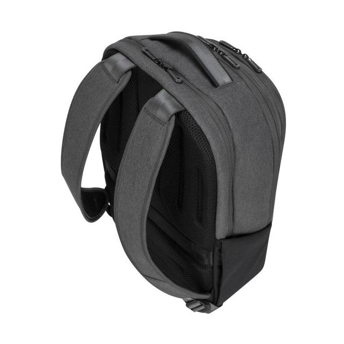 Targus Hero Backpack Ecosmart Mochila para portátil 15.6" Gris Material ECO 300 Cremallera 4