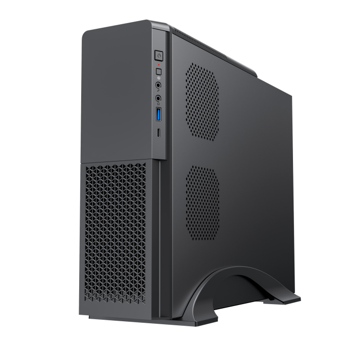 Phoenix Caja de Ordenador Micro ATX ITX SLIM con Fuente 300W 80+ Integrada, USB 3.0/2.0, Ventilador 80mm y Soporte Vertical 0 Phoenix Caja de Ordenador Micro ATX ITX SLIM con Fuente 300W 80+ Integrada, USB 3.0/2.0, Ventilador 80mm y Soporte Vertical 0
