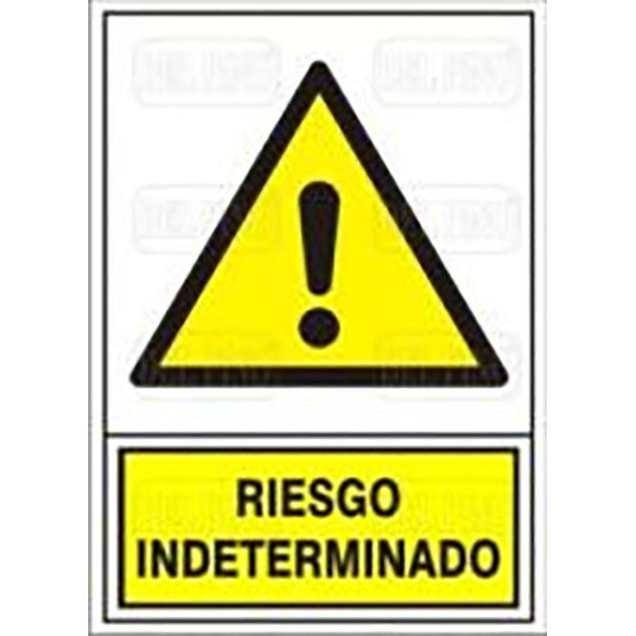 DUVER 329 Señal de Riesgo Indeterminado Plástico 420x297mm