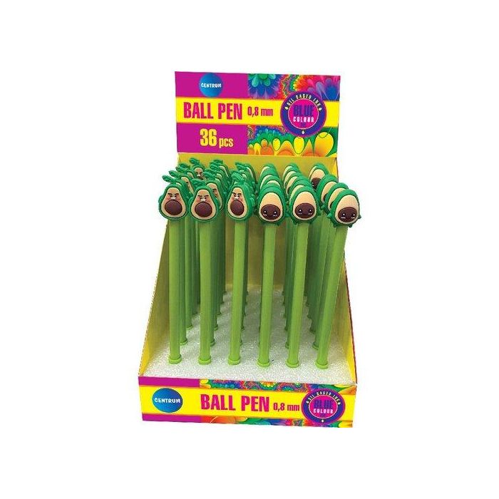 Boligrafo Centrum Avocado Expositor De 36