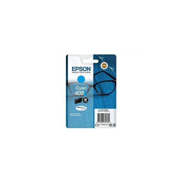 EPSON tinta CyanSinglepack 408L DURABrite Ultra Ink EPSON tinta CyanSinglepack 408L DURABrite Ultra Ink