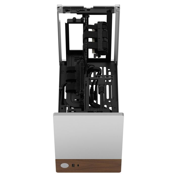 Fractal Design Terra Plata Caja PC SFF Mini-ITX Aluminio 7.7 cm 24