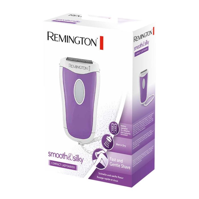 Remington Depiladora Doble Cuchilla Resistente al Agua con Cepillo de Limpieza y Capucha de Protección, Pilas AAA Incluidas 1 Remington Depiladora Doble Cuchilla Resistente al Agua con Cepillo de Limpieza y Capucha de Protección, Pilas AAA Incluidas 1