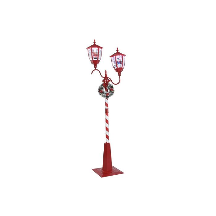 DKD Home Decor Farola de Navidad Tradicional Roja con Movimiento Musical, 225 cm Alto x 60 cm Largo x 70 cm Ancho, Iluminación LED 0 DKD Home Decor Farola de Navidad Tradicional Roja con Movimiento Musical, 225 cm Alto x 60 cm Largo x 70 cm Ancho, Iluminación LED 0