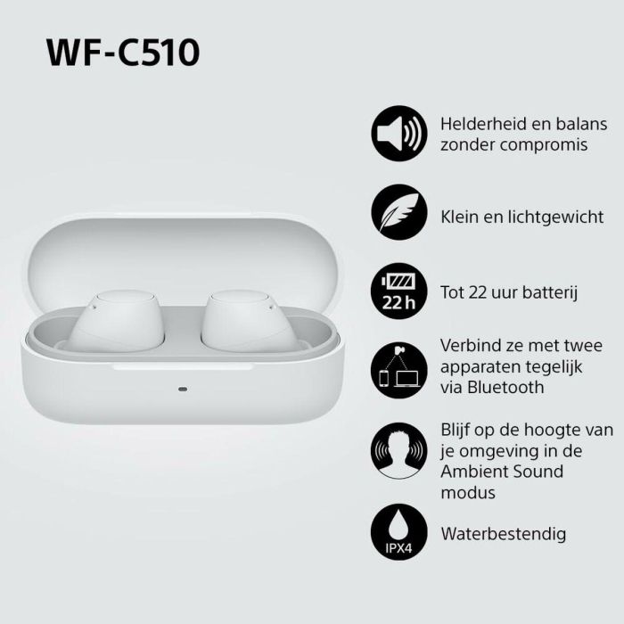 Auriculares Bluetooth Sony WF-C510 Blanco 2 Auriculares Bluetooth Sony WF-C510 Blanco 2