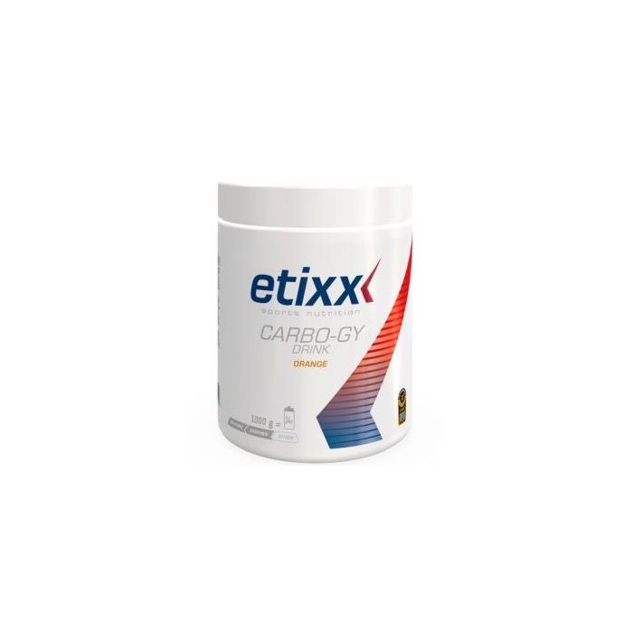 ETIXX Carbo-Gy Naranja 1Kg - Bebida energética carboload para resistencia con azúcares rápidos y lentos. Suplemento vegano