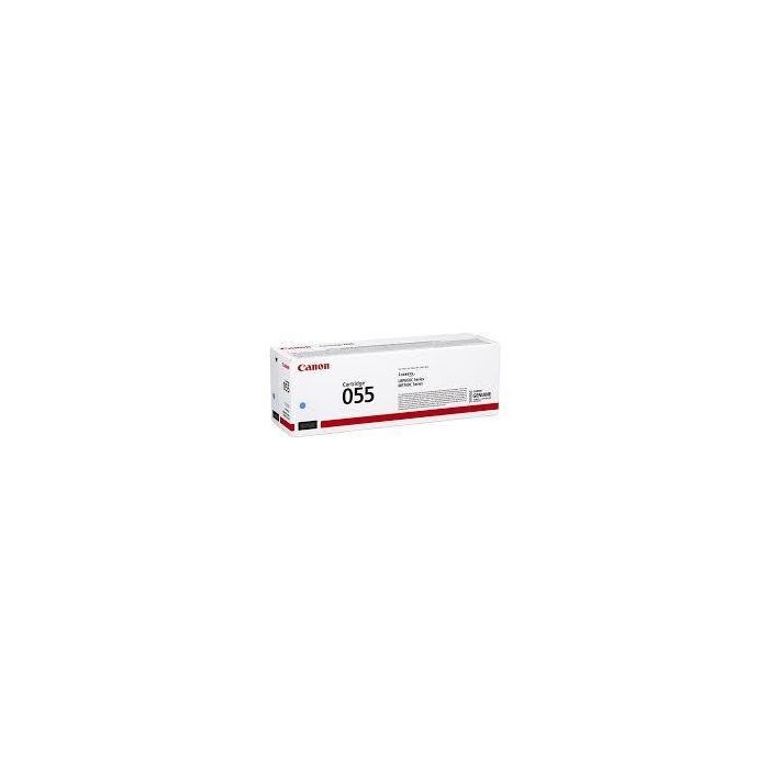 Canon Toner Cian 055C para I-Sensys Lbp 664Cx, 663Cdw, Mf 744Cdw, 742Cdw, 746Cx - Cartucho de 2.100 Páginas