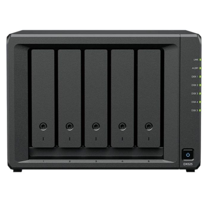 Synology DX525 Servidor NAS Estación de Discos con 5 Bahías, Compatible con HDD 3.5" y SSD 2.5" SATA, Hot-Swap Synology DX525 Servidor NAS Estación de Discos con 5 Bahías, Compatible con HDD 3.5" y SSD 2.5" SATA, Hot-Swap