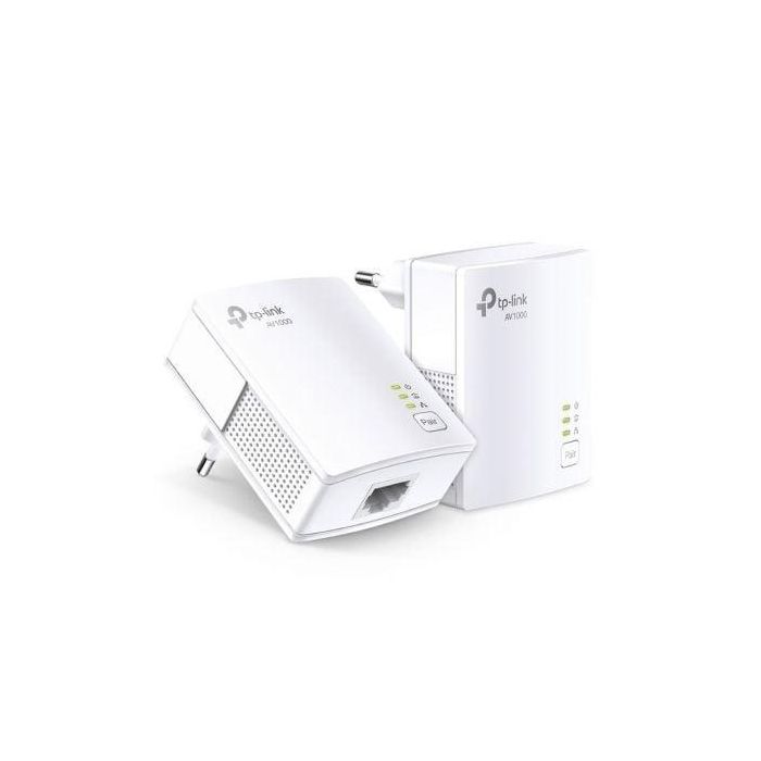 TP-Link TL-PA7017 KIT Adaptador Powerline PLC Gigabit Ethernet 1000 Mbps para Extender Red por Cable, Kit Doble, Blanco 0 TP-Link TL-PA7017 KIT Adaptador Powerline PLC Gigabit Ethernet 1000 Mbps para Extender Red por Cable, Kit Doble, Blanco 0