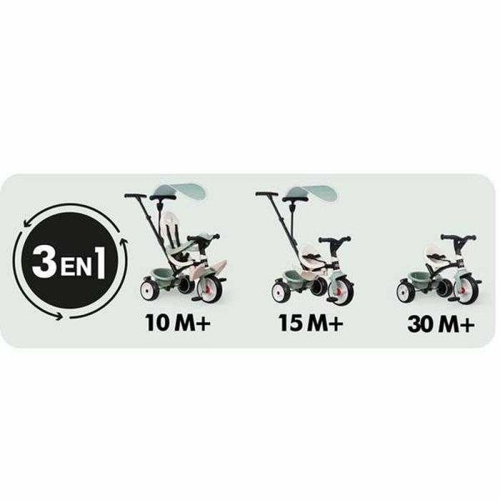 Smoby SMO7600741405 Triciclo para bebés S.Life Balade 16 Smoby SMO7600741405 Triciclo para bebés S.Life Balade 16