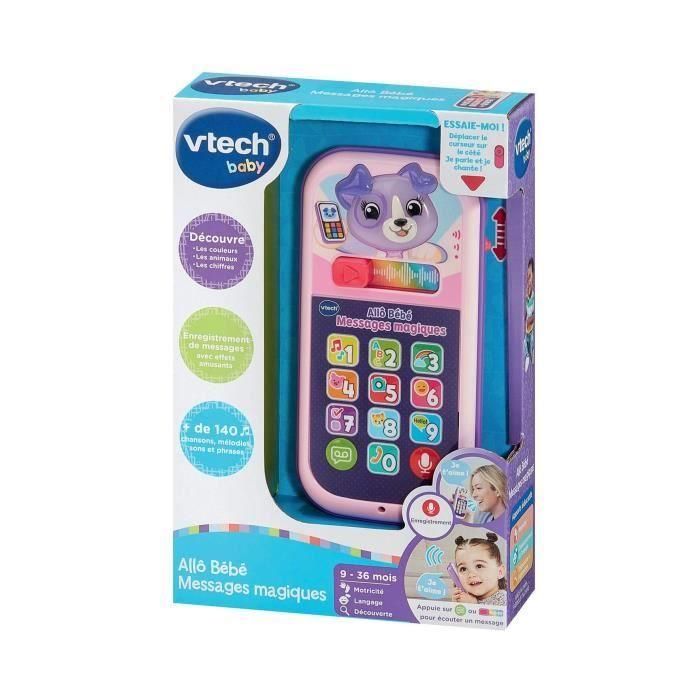 Vtech Baby VTE3417766209559 Hola Bebé Mensajes Mágicos Rosa 5