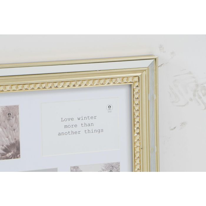 Marco Multifoto Tradicional DKD Home Decor Dorado Plateado 2 x 40 x 46.5 cm (2 Unidades) 2 Marco Multifoto Tradicional DKD Home Decor Dorado Plateado 2 x 40 x 46.5 cm (2 Unidades) 2