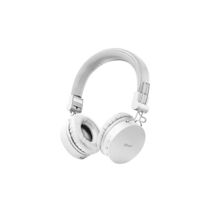 Auriculares Inalámbricos Trust Tones 23909/ con Micrófono/ Bluetooth/ Blancos 0 Auriculares Inalámbricos Trust Tones 23909/ con Micrófono/ Bluetooth/ Blancos 0