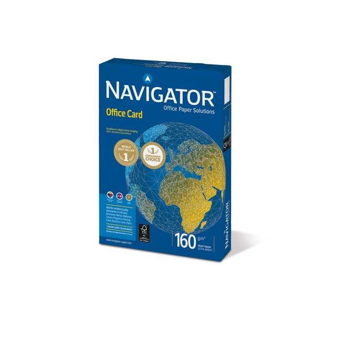 Papel A4 Navigator 160G 250H Office Card (Set de 5)