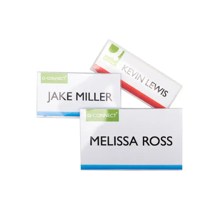 Q-connect kf14138 Identificador con Clip Magnético, Apertura Superior, 54x90 mm 5
