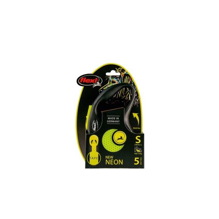 Correa para Perro Flexi NEW CLASSIC NEON 5 m Talla S 1