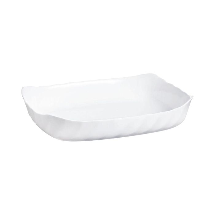 Fuente de Cocina Luminarc Smart Cuisine Rectangular Blanco Vidrio 33 x 27 cm (6 Unidades) 3