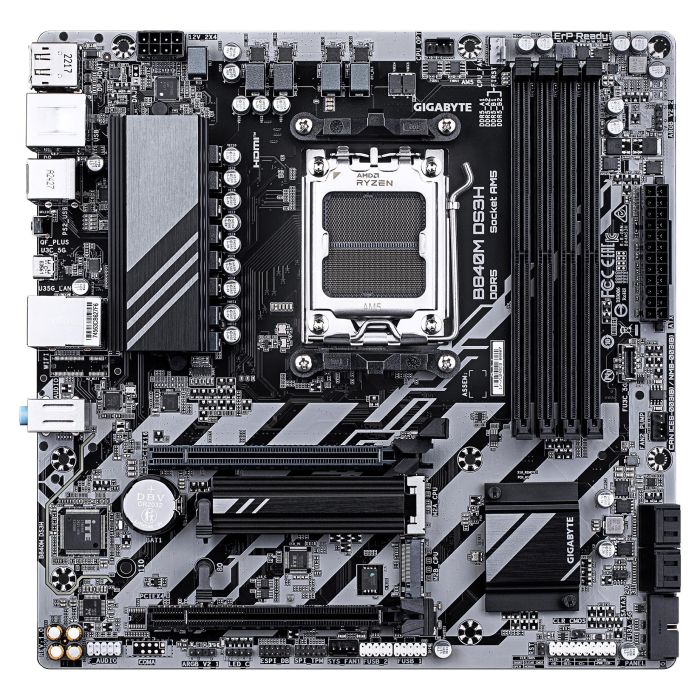 Gigabyte B840M Ds3H Placa Base AMD AM5 Micro ATX 1