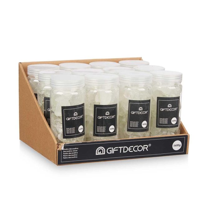 Bote 600Gr Cuarzo Blanco Giftdecor 6X15CM (12 Unidades) 2 Bote 600Gr Cuarzo Blanco Giftdecor 6X15CM (12 Unidades) 2