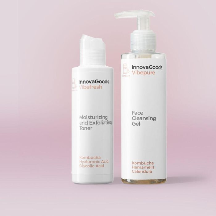 Pack Dúo de Limpieza Facial Kombucha InnovaGoods