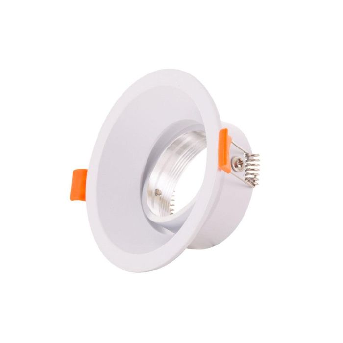 Aro Foco Downlight Circular GU10 Ø99Mm - Blanco 4 Aro Foco Downlight Circular GU10 Ø99Mm - Blanco 4