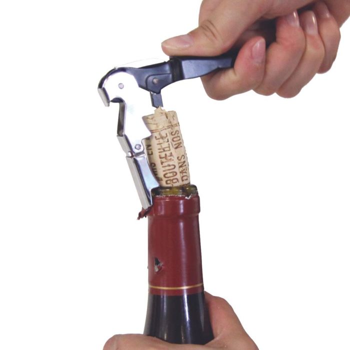 Cook Concept Sacacorchos Multiusos Cocktail Lounge Metal para Corchos y Chapas Colores Surtidos 4