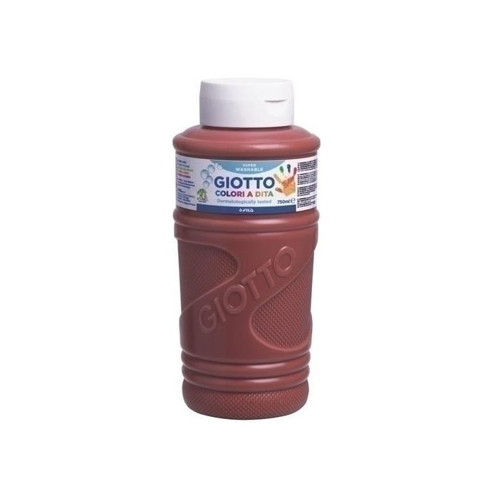 Giotto Pintura De Dedos De 750 mL Color Marrón Giotto Pintura De Dedos De 750 mL Color Marrón