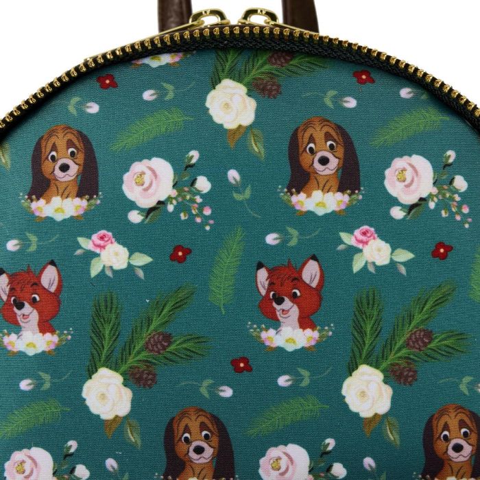 Mochilla Tod y Toby Disney Loungefly 26cm 4 Mochilla Tod y Toby Disney Loungefly 26cm 4
