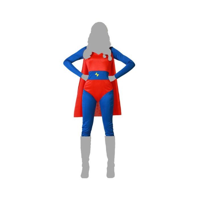 Disfraz Heroe Comic Traje Rojo Mujer Adulto XS-S 4 Disfraz Heroe Comic Traje Rojo Mujer Adulto XS-S 4