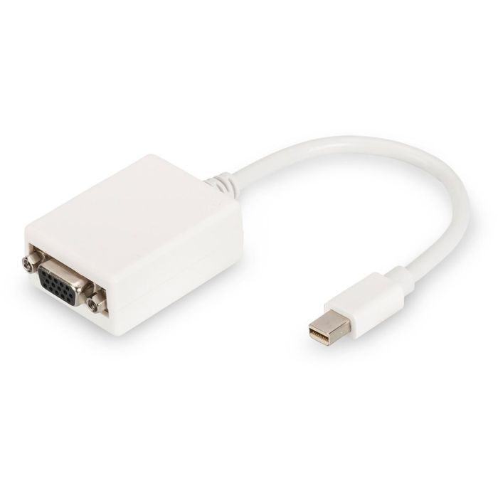 Adaptador DisplayPort a VGA Digitus by Assmann DB-340407-001-W Blanco Negro 15 cm 0 Adaptador DisplayPort a VGA Digitus by Assmann DB-340407-001-W Blanco Negro 15 cm 0