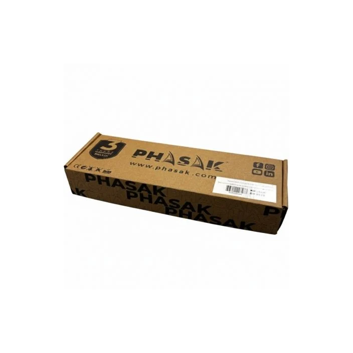 Phasak Regleta BN 0825 con 5 Tomas de Corriente, Interruptor, Cable 1.8m, Color Azul 2