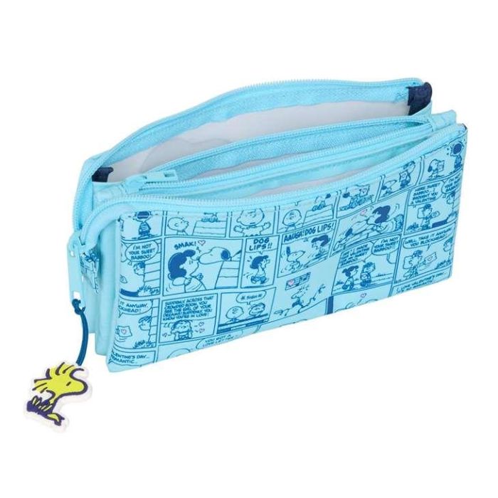 Safta Portatodo Triple Snoopy "Love" 22x12x3 cm Estuche Escolar Infantil +3 Años 2 Safta Portatodo Triple Snoopy "Love" 22x12x3 cm Estuche Escolar Infantil +3 Años 2