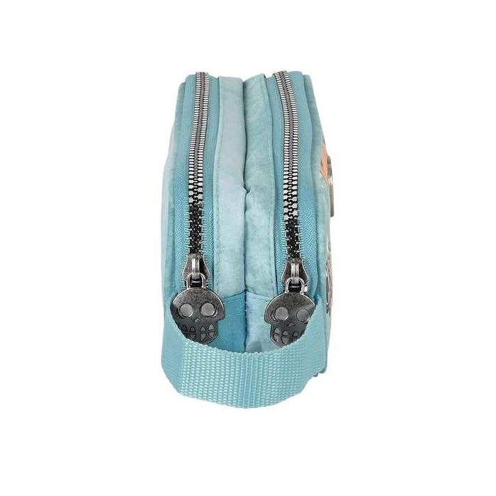 Estuche Escolar Catrinas Claire, Noelia & Lila Azul (21 x 8 x 6 cm) 3