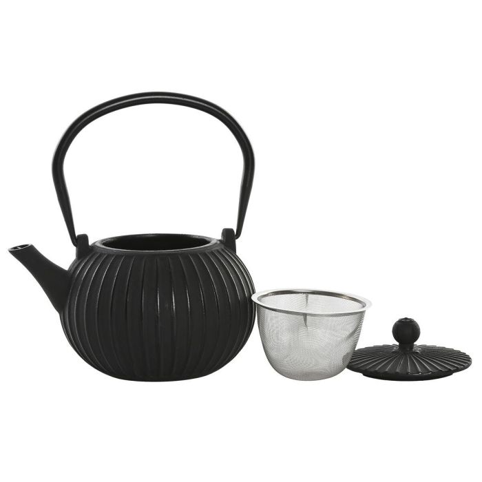 Tetera Oriental DKD Home Decor Beige Negro 14.7 x 21.5 x 18.5 cm (2 Unidades) 2 Tetera Oriental DKD Home Decor Beige Negro 14.7 x 21.5 x 18.5 cm (2 Unidades) 2