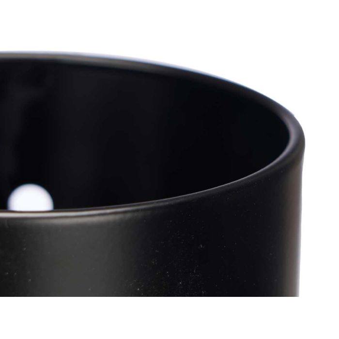 Porta Utensilios Negro Kinvara 12x18x12 cm - Metal (12 Unidades) 2 Porta Utensilios Negro Kinvara 12x18x12 cm - Metal (12 Unidades) 2